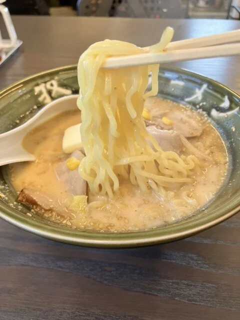牧場ラーメン - 渡波（ラーメン）の写真