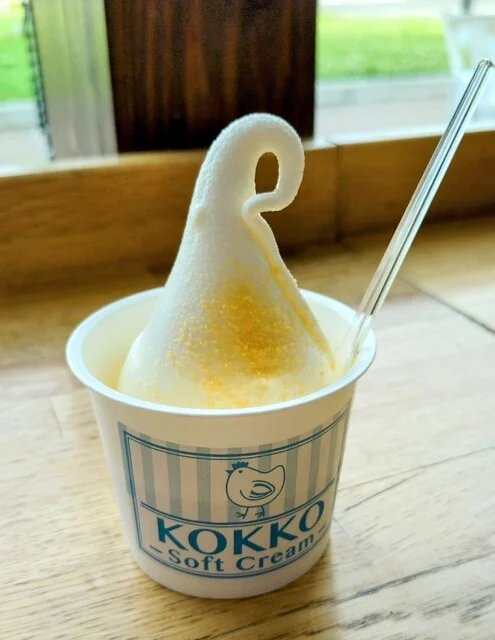 森の芽ぶきたまご舎 道の駅かくだ店 - 角田（ソフトクリーム）の写真