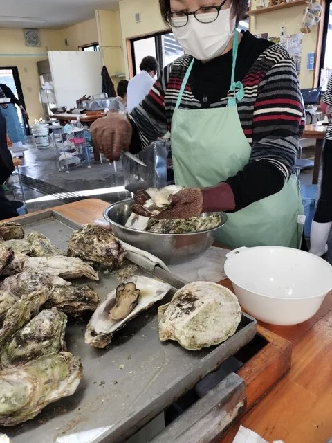 三陸山田 かき小屋 - 岩手船越（海鮮）の写真