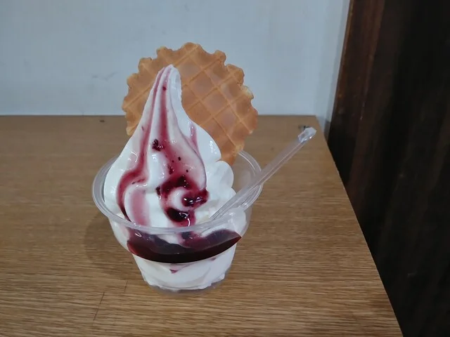 白神っ娘 そふとくりーむ - 鳥形（ソフトクリーム）の写真