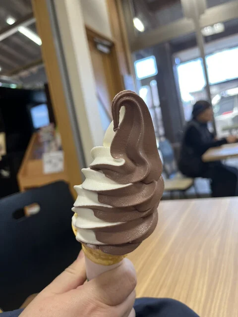 いっぷく処 いもや - 十文字（ソフトクリーム）の写真