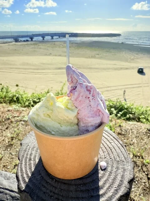 ウミヨコスタンド - 岩城みなと（ハンバーガー）の写真