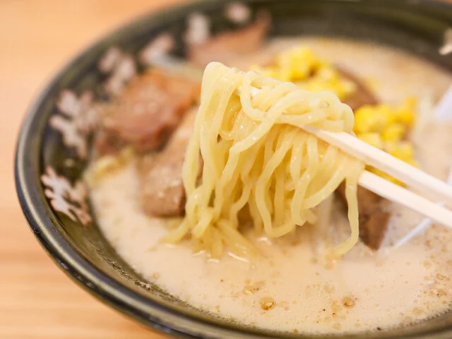 牧場ラーメン - 渡波（ラーメン）の写真